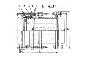 鋼制<a href=http://longyimetal.cn target=_blank class=infotextkey>伸縮接頭</a>零部件圖紙